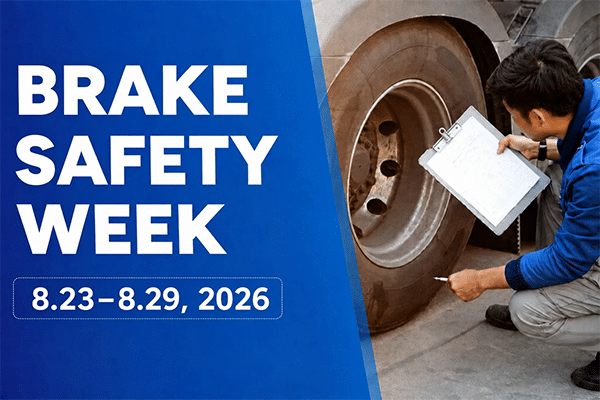 Commercial vehicle brake components, inspections, and warning signs for fleet safety