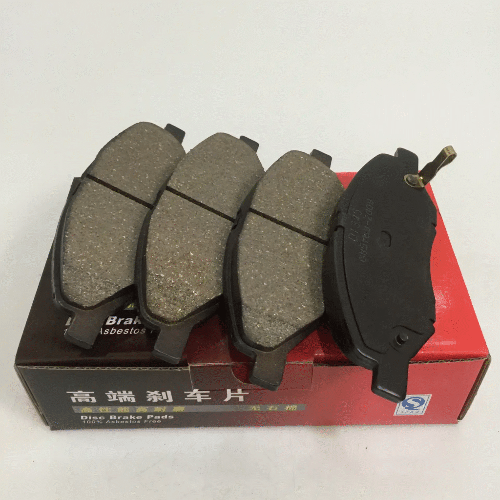 Private label brake pad packaging and labeling solutions for OEM suppliers and distributors including custom branding barcodes artwork and multi-language export packaging support