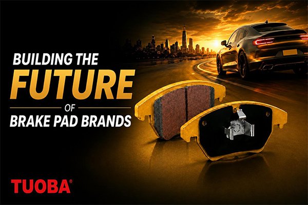 Tuoba brake pads and vehicle representing custom brake pad solutions for North American aftermarket brands